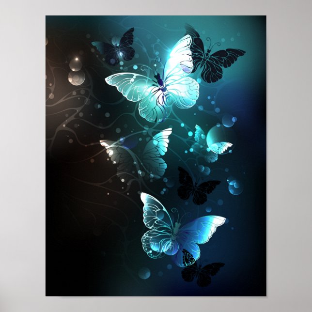 Póster Mariposas nocturnas (Frente)
