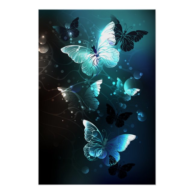 Póster Mariposas nocturnas de menta (Anverso)