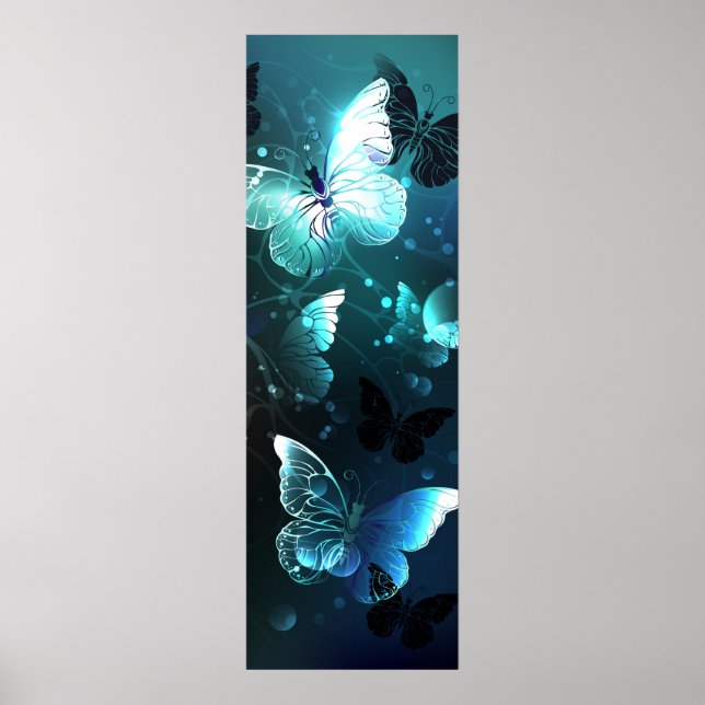 Póster Mariposas nocturnas de menta (Frente)