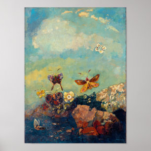 Póster Mariposas por Redon