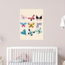 Póster Mariposas Springtime