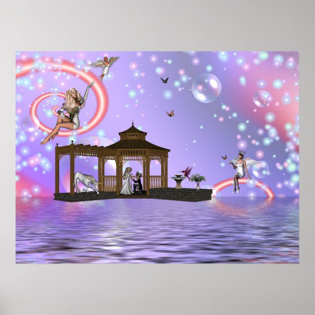 Póster Mariposas y ángeles (Frente)