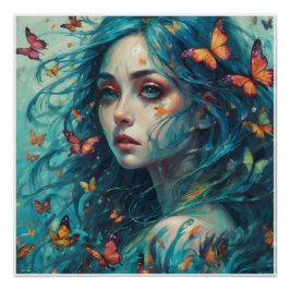 Póster Mariposas y Blues Series 1