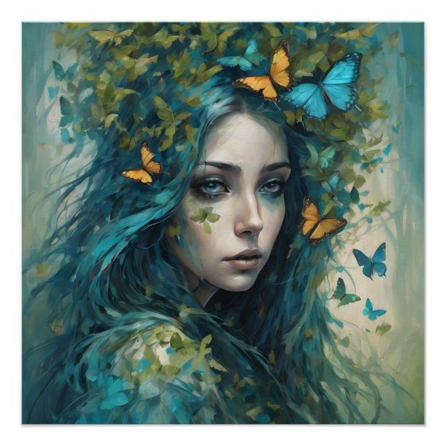 Póster Mariposas y Blues Series 3 (Anverso)