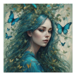 Póster Mariposas y Blues Series 5