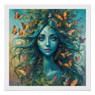 Póster Mariposas y Blues Series 9