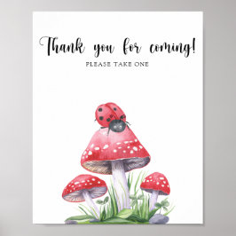 Póster Mariquita - Gracias por venir