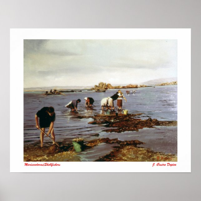 Póster Mariscadoras/Shellfishers (Frente)