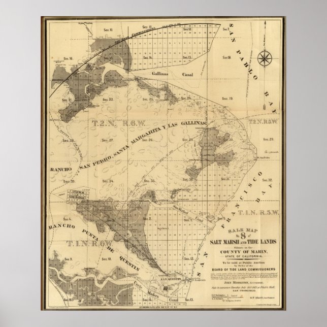 Póster Mariscos de sal y tierras de marea (Frente)