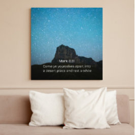 Póster Mark 6:31 KJV Wall Art – Scripture Poster