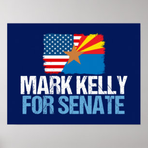 Póster Mark Kelly para el Senado