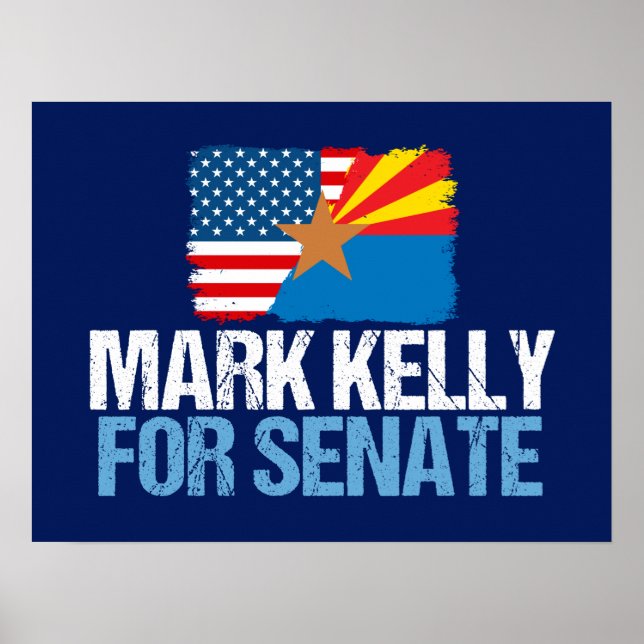Póster Mark Kelly para el Senado (Frente)