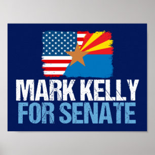 Póster Mark Kelly para Senado