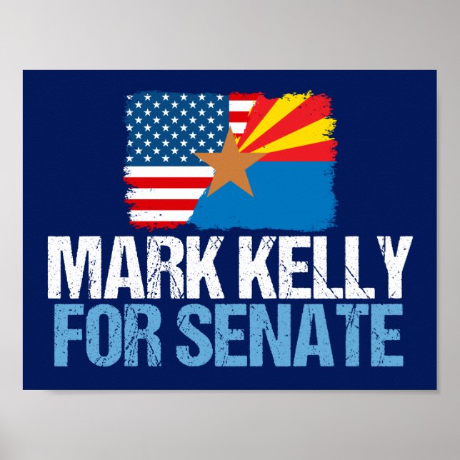 Póster Mark Kelly para Senado (Frente)