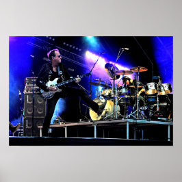 Póster Mark King Level 42 En Concierto