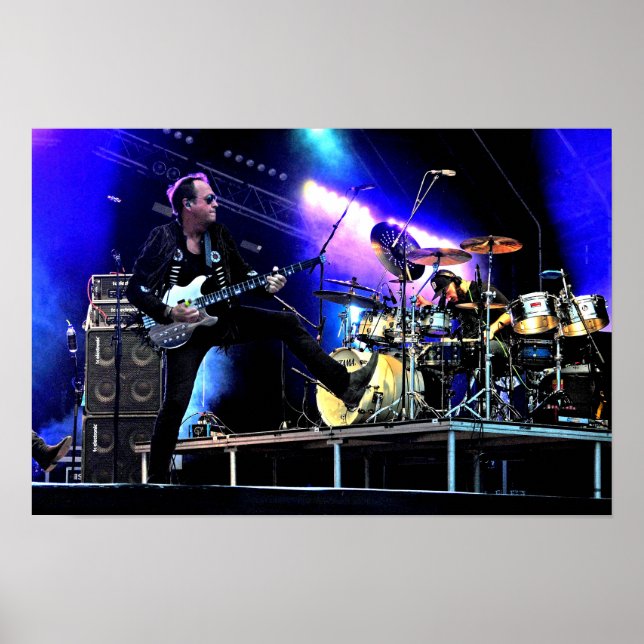 Póster Mark King Level 42 En Concierto (Frente)