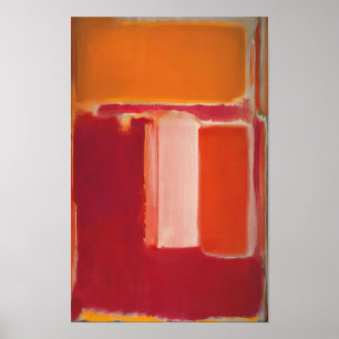Póster Mark Rothko - Amarillo, Cereza, Naranja - 1947