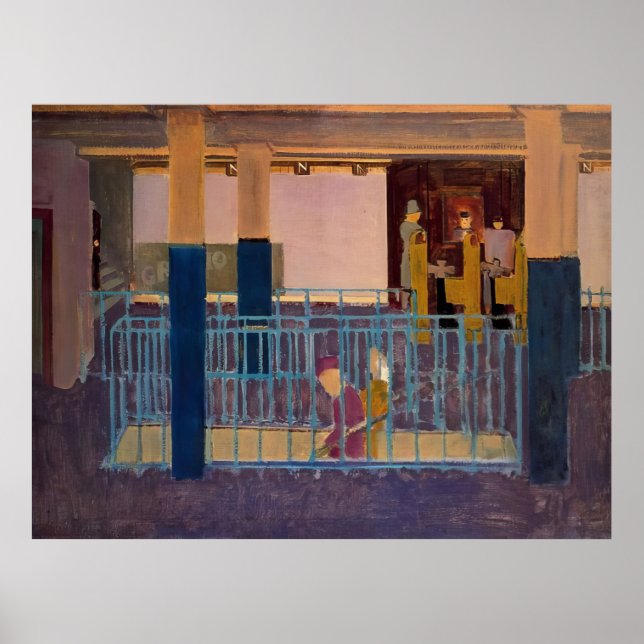 Póster Mark Rothko - Entrada al metro - 1938 (Frente)