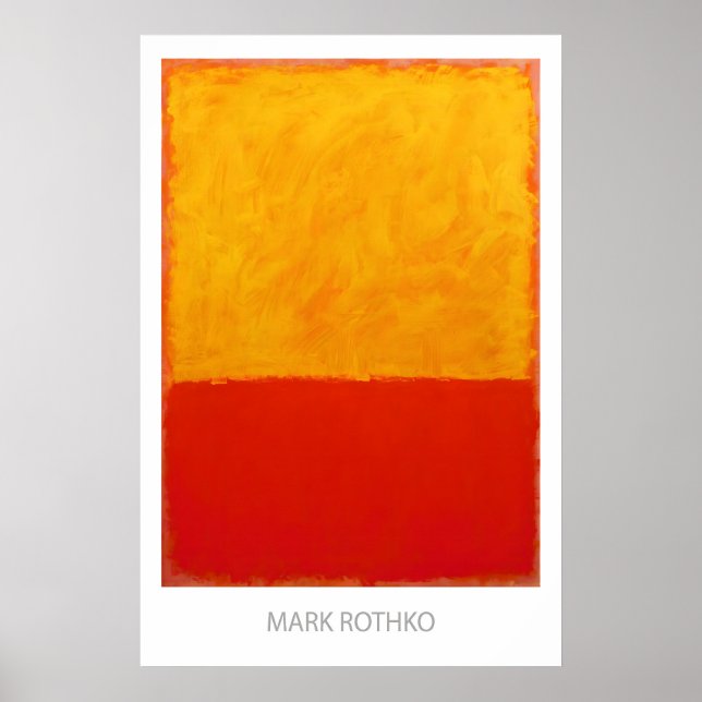 Póster Mark Rothko Fine Art Print Abstract Expressionism (Frente)