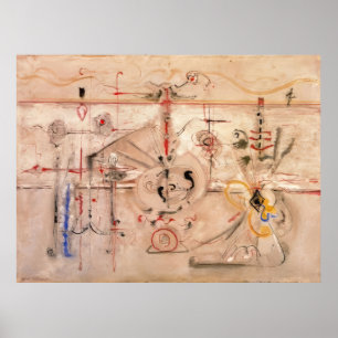 Póster Mark Rothko - Ídolo Arcaico - 1945