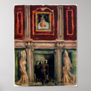 Póster Mark Rothko - Interior - 1936