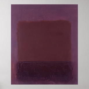 Póster Mark Rothko - Marrón Púrpura - 1957