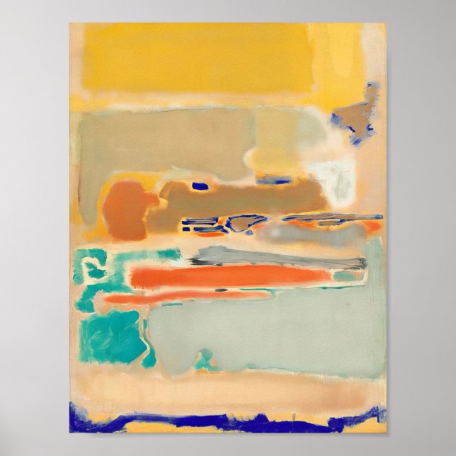 Póster Mark Rothko - Multiforme - 1948 (Frente)