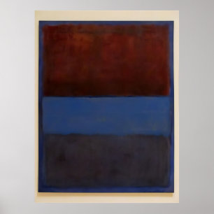 Póster Mark Rothko - N.º 61 (Óxido y Azul) - 1953
