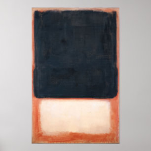 Póster Mark Rothko - No. 7 (Oscuro sobre claro) - 1954