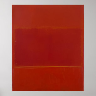 Póster Mark Rothko - Rojo y Naranja - 1955