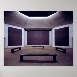 Póster Mark Rothko - Rothko Chapel - 1964 - 1967; Estados