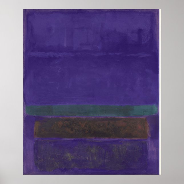 Póster Mark Rothko - Sin título [Azul, Verde y Marrón] -  (Frente)