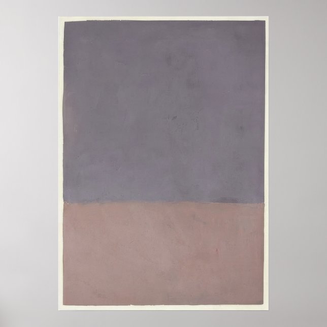 Póster Mark Rothko - Sin título (gris y malva) - 1969 (Frente)