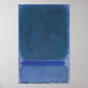 Póster Mark Rothko - Sin título (Verde sobre azul) - 1968