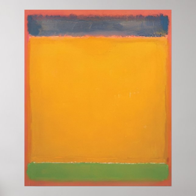 Póster Mark Rothko - Unidos (Azul, Amarillo, Verde sobre  (Frente)