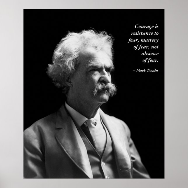 Póster Mark Twain (Frente)
