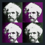 Póster Mark Twain Pop Art Print<br><div class="desc">Muestra tu aprecio por el trabajo y la vida de Mark Twain con estos productos de personalizable divertidos.</div>