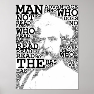 Póster Mark Twain Poster