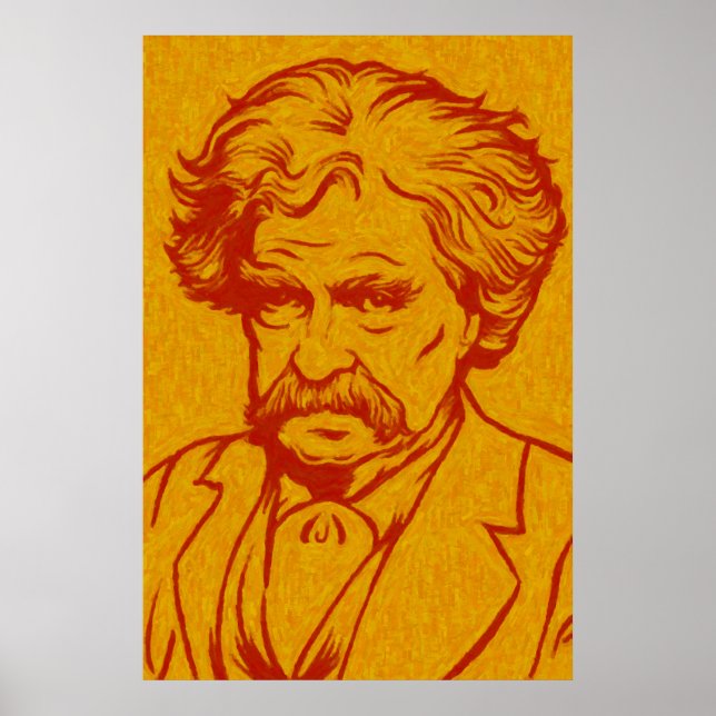 Póster Mark Twain Poster (Frente)