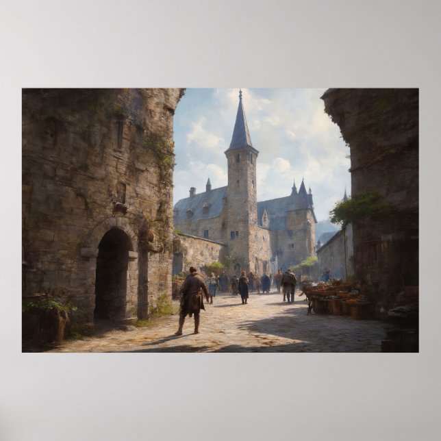 Póster Market Lane (Frente)