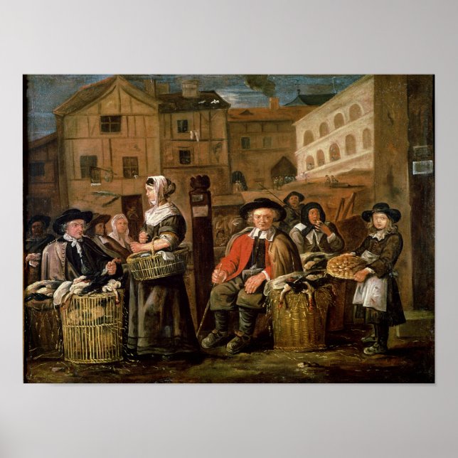 Póster Market Scene (Frente)