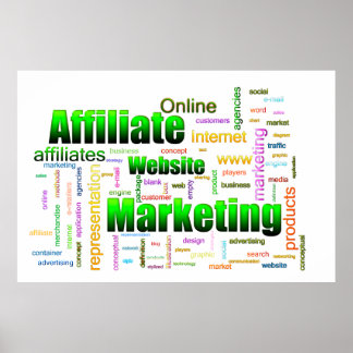 Póster Marketing de afiliados