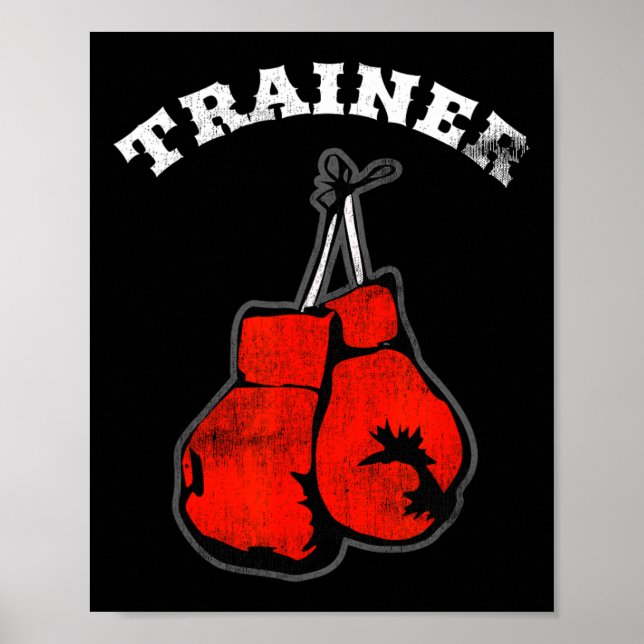Póster Marketing empresarial - Entrenador de boxeo (Frente)