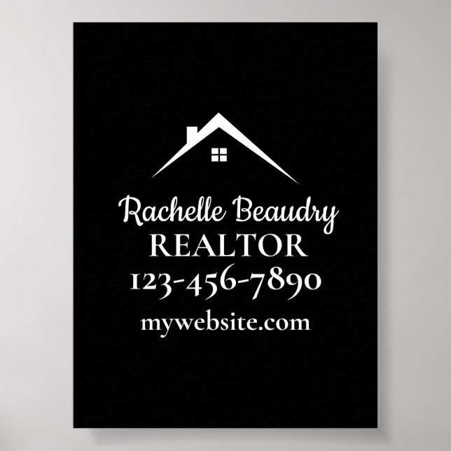 Póster Marketing inmobiliario Realtor personalizado (Frente)