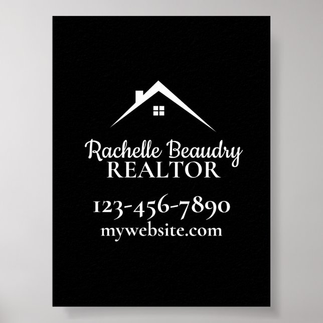 Póster Marketing inmobiliario Realtor personalizado (Frente)