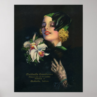 Póster Markleville Indiana Greenhouse