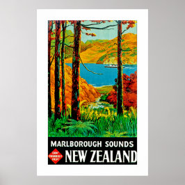 Póster Marlborough Suena Nueva Zelanda