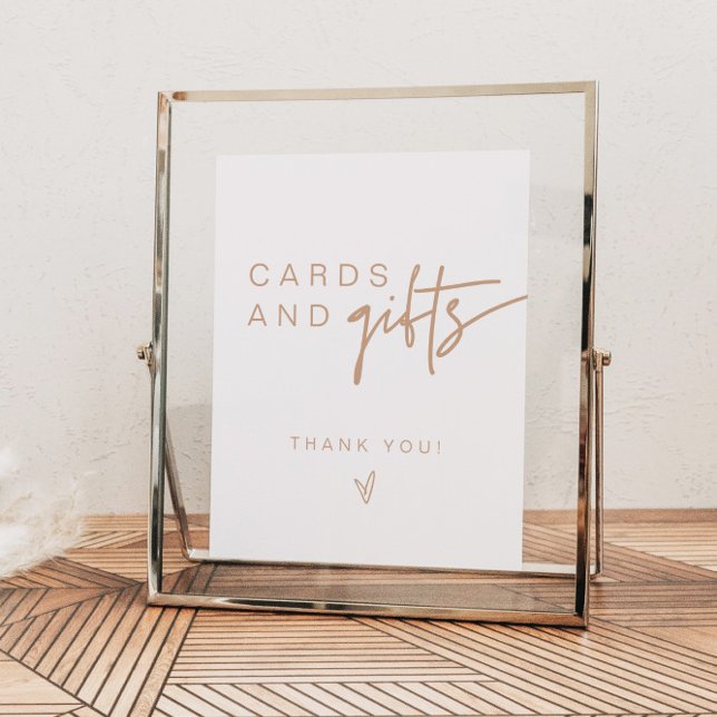 Póster MARLO Boho Tone Earth Cards & Gifts Rótulo (Subido por el creador)