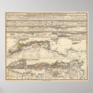 Póster Marmarica, Cyrenaica, África, Numidia