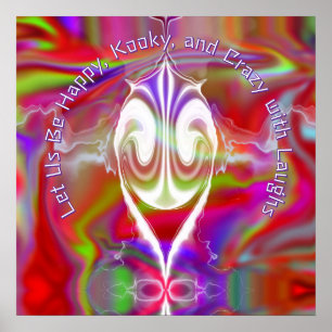 Póster Mármol abstracto Poster colorido líquido